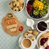 Relaxdays Baby Teller mit Saugnapf, Bambus, Motiv Löwe, Produktbild-Vorschau 2
