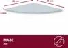 Eckregal Wand Glas 6 mm – abgerundetes Duschregal Ecke für Produktbild-Vorschau 2