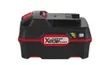 A black and red battery pack with a white background. Produktbild-Vorschau