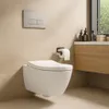 Drückerplatte Brushed Nickel aus ABS Kompatibel zu Geberit Produktbild-Vorschau 3