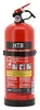 COMPASS Pulverfeuerlöscher 2 kg ABC Produktbild-Vorschau 1