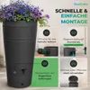 YourCasa Regentonne 230 Liter [Decore Design] - Nachhaltige Produktbild-Vorschau 4