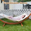 HOMAVO Hängematte mit Gestell, Mit 2 Hängematte, 200kg Produktbild-Vorschau 3