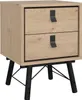 Ry Nachtkommode 2 Schub Jackson Hickory Produktbild-Vorschau 2