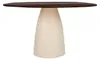 Tisch Brix 140 x 120 x 76 Mangoholz Stahl Natur Beige Produktbild-Vorschau 2