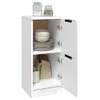 vidaXL Credenza bianca 30x30x70 cm Materiale a base di Anteprima dell’immagine prodotto 7