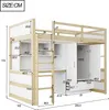 Flieks Etagenbett 90x200cm mit Kleiderschrank und Produktbild-Vorschau 7