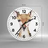 Wanduhr - Rund - Glasuhr - Damhirschkuh Grafiken Kinder - Produktbild-Vorschau 3