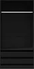 A black wardrobe with a light strip at the top and three drawers at the bottom. Anteprima dell’immagine prodotto