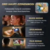 Marketing image showcasing different modes of operation for wireless headphones. Produktbild-Vorschau