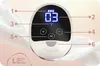 Close-up of the control panel of a Nukido electric breast pump, with numbered labels pointing to different features. Produktbild-Vorschau