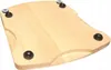 A wooden board with rubber feet and metal washers, likely an accessory for a kitchen appliance. Produktbild-Vorschau