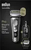 A promotional image for a Braun Series 9 Pro electric shaver, showcasing its features and accessories. Produktbild-Vorschau
