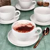 4er Set CREME Cappuccinotassen 200ml mit Untertassen Produktbild-Vorschau 3