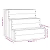 vidaXL Schody pro domácí mazlíčky bílé 40x37,5x35 cm z Náhled obrázku produktu 7