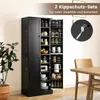COSTWAY voorraadkast met 4 deuren, 8 legplanken en 16 Productafbeelding-voorbeeld 5