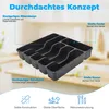 Schubkasteneinsatz Besteckkasten Mit Deckel Tragbar Besteck Produktbild-Vorschau 5