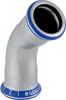 Geberit GE Mapress, Edelstahl, Bogen, 45 Gr., d76,1mm, 1 Produktbild-Vorschau 1
