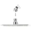 vidaXL Douche de pluie inox 20 cm ronde Voir les images du produit 5