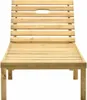 A wooden sun lounger on a white background. Náhľad obrázku produktu