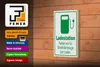Holzschild Parken 12x18cm Ladestation nur Elektrofahrzeuge Produktbild-Vorschau 4