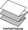 An illustration showing how paper towels are folded in an interfold or Z-fold pattern. Podgląd zdjęcia produktu
