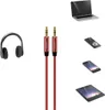 deleyCON 1,5m Nylon 3,5mm Klinke Audio Stereo AUX Kabel Produktbild-Vorschau 3