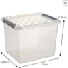 Sunware Q-line Aufbewahrungsbox 52,0 l transparent 50,0 x Anteprima dell’immagine prodotto 10