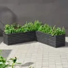 Blumenkasten für außen Pflanzen-Übertopf aus Holz mit Produktbild-Vorschau 3