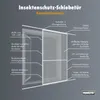Primaster Fliegenschutz-Schiebetür 120 x 240 cm weiß/weiß Produktbild-Vorschau 2