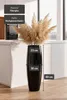 VIVANNO Bodenvase Fiberglas MAGNUM Rund, Hochglanzschwarz Produktbild-Vorschau 4