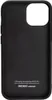 The back of a black phone case with text and a camera cutout. Produktbild-Vorschau