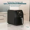 Princess Slim Airfryer 5,5L 1500 W leiser Betrieb 55 db Produktbild-Vorschau 2
