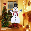 LEADZM 180 cm Schneemann Weihnachtsfigur mit 200 LED , Produktbild-Vorschau 7