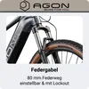 Agon Alpha E Bike Mountainbike dunkelgrau Produktbild-Vorschau 9
