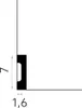 Mardom Sockelleiste MD359B Polyforce 16 x 70 x 2000 mm Produktbild-Vorschau 4
