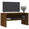 vidaXL TV-Schrank Braun Eiche-Optik 80x40x40 cm Produktbild-Vorschau 3