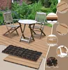 Jayseuw 60x30cm WPC Fliese Terrassenfliesen, 5qm  Produktbild-Vorschau 3