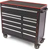 HBM Werkzeugwagen mit 11 Schubladen – 111 cm – schwarz Produktbild-Vorschau 2