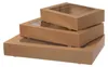 50x Fensterkarton Cateringkarton Geschenkkarton Produktbild-Vorschau 2
