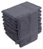 Waschhandschuhe Waschlappen 10er Set Anthrazit / Dunkelgrau Produktbild-Vorschau 1