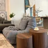 Relax Einzel Sofa Chillsessel mit Hocker Grey Produktbild-Vorschau 4