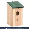 DELUKE® Vogelhaus zum Aufhängen - 4er Set | Nistkasten für Produktbild-Vorschau 2