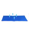 A blue cooling mat with arrows indicating air flow and small bubbles above it, suggesting cooling or evaporation. Náhľad obrázku produktu