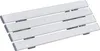 A white bath board with gray supports, shown from a diagonal angle against a white background. Produktbild-Vorschau