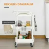 3-poziomowy wózek na kółkach, wózek do serwowania, wózek do Podgląd zdjęcia produktu 4