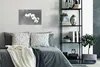 MuchoWow® Poster Orchidee - Blumen - Pflanze - Weiß - Lila Produktbild-Vorschau 4