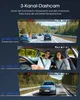 5K 3-kanálová kamera do auta Wi-Fi,GPS,3 čočky Náhled obrázku produktu 8
