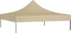 vidaXL Tetto della tenda per feste 3x3 m Beige 270 g/m² Anteprima dell’immagine prodotto 1