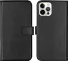 Selencia Echtleder Klapphülle iPhone 12 (Pro) - Schwarz Produktbild-Vorschau 1